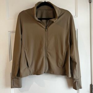 Old Navy Active Women's Taupe Powersoft Jacket | XL Petite